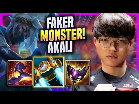 FAKER IS A MONSTER WITH AKALI! - T1 Faker Plays Akali MID vs Ahri! | Season 2023