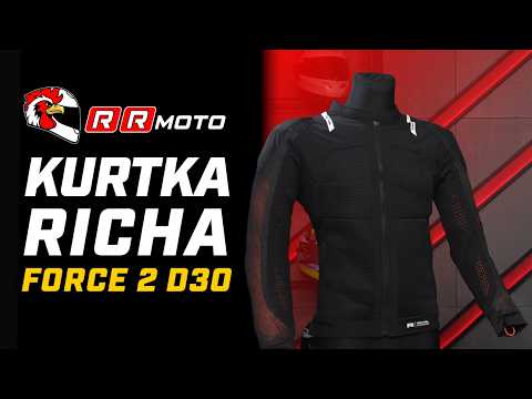 RICHA FORCE 2 D3O _ bazowa kurtka motocyklowa lub lekka opcja meshowa na lato