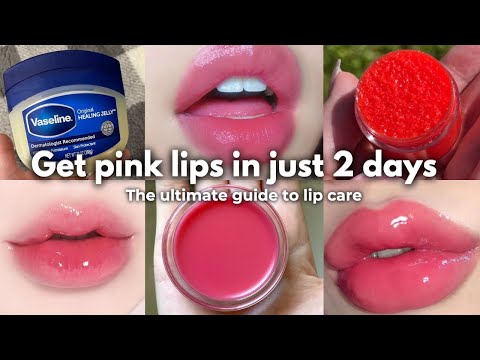 HOW I GOT PLUMP + SOFT PINK LIPS IN 2 days *naturally*