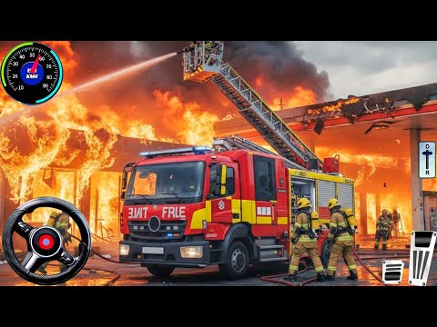 Fire Truck Simulator 2026 - 🚒 Extreme Fire Brigade Driving & Rescue Mission - Android Gameplay