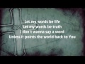 Words (Hawk Nelson feat. Bart Millard) - LYRICS - TheAlexloklok Words (Hawk Nelson feat. Bart Millard) - LYRICS