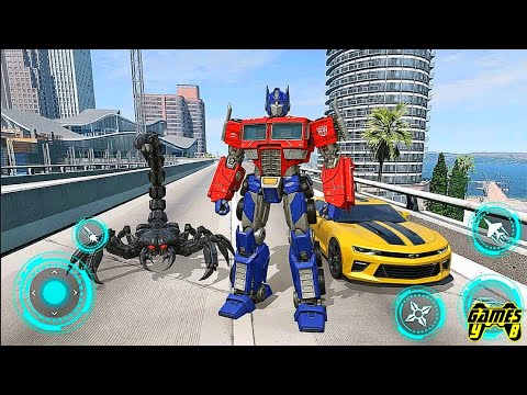 Scorpion Robot Car Transformers Game - Android Gameplay