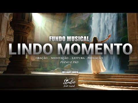 FUNDO MUSICAL LINDO MOMENTO | fundo para oração | piano e pad | Julliany Souza