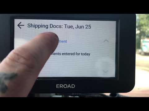 Eroad - A Few Basic Functions and Inspection Mode
