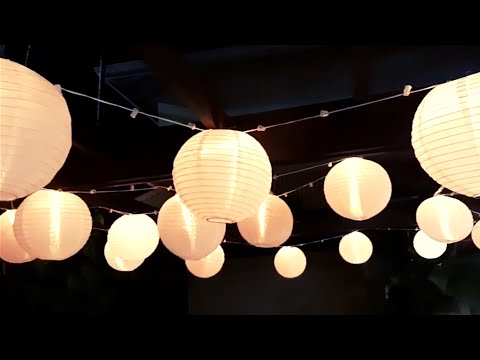image-Can you hang paper lanterns outside?