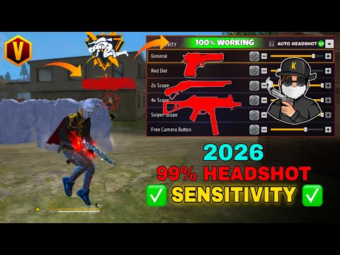 Free Fire Headshot Setting After Ob51 Update 2025⚡Best Sensitivity Settings ⚙️| Sensitivity Setting 