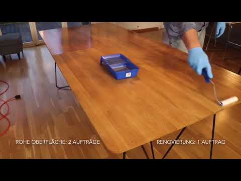 Tisch ölen, mit SAICOS Premium Hartwachsöl zur perfekten Oberfläche