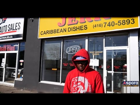 SBB -  Interviewing a Young Man Picking Up His Food From a Black Business in Toronto - Willy's Jerk