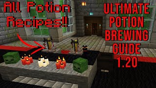 Ultimate Minecraft Potion Guide 1.20 l How to Make All Potions Minecraft l Potion Brewing l Bedrock
