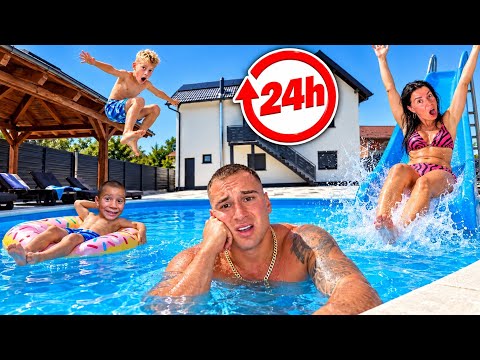 24 SATA U BAZENU U STAROJ KUĆI