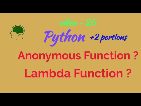 Python Trb2 Portions In Tamilanonymous Function In Python Language