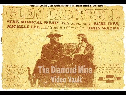 GLEN CAMPBELL Special THE MUSICAL WEST 1974 JOHN WAYNE Burl Ives Michele Lee ENTIRE SHOW! Chevrolet