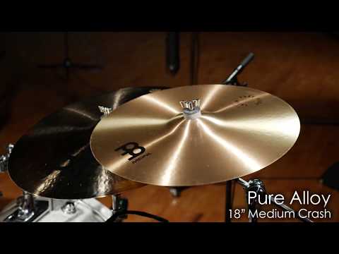 Meinl 18" Pure Alloy Traditional Medium Crash Cymbal - PA18MC image 7