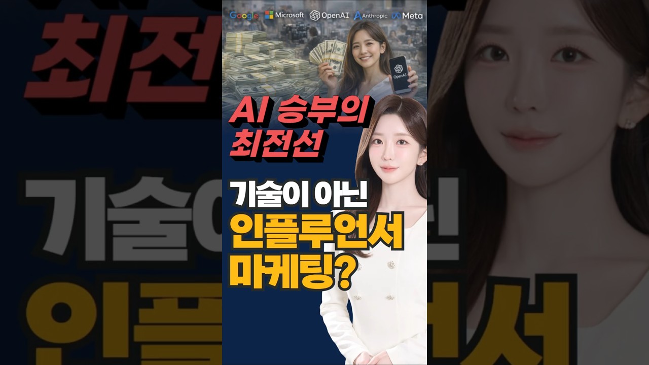 AI 승부의 최전선, 기술이 아닌 ‘인플루언서 마케팅’?