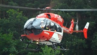 preview picture of video 'Landung Rettungshubschrauber Christoph Berlin (D-HDRZ) am Krankenhaus Hennigsdorf'