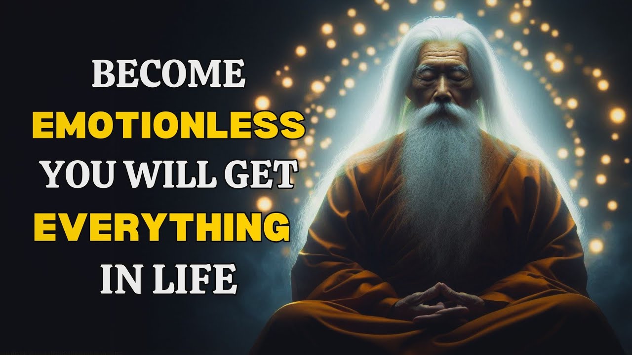 How to Become Emotionless |Master Your Mind and Control Your Feelings |Buddhist Teachings |Buddhism