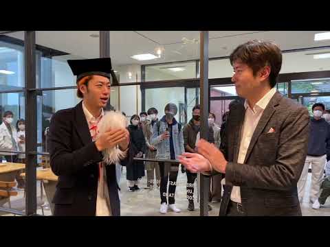 経済学科 同窓生の東海オンエアてつやさんが来学されました