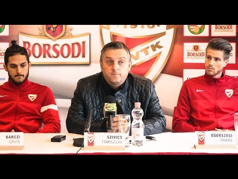 2014. október 24. - A DVTK - Dunaújváros mérkőzés előtt