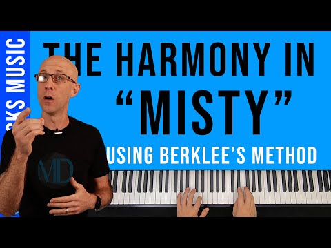 Jazz Harmony Lesson using the Berklee method | Misty Tutorial | Music Theory