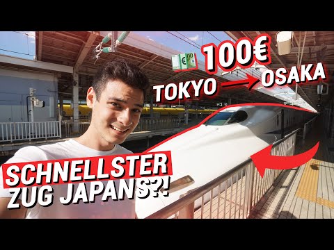 Eine Fahrt im schnellsten Zug Japans! (Shinkansen)
