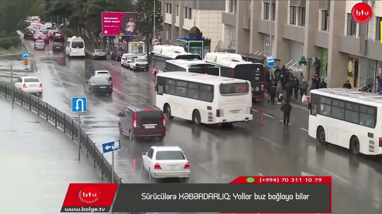 Sürücülərə XƏBƏRDARLIQ: Yollar buz bağlaya bilər
