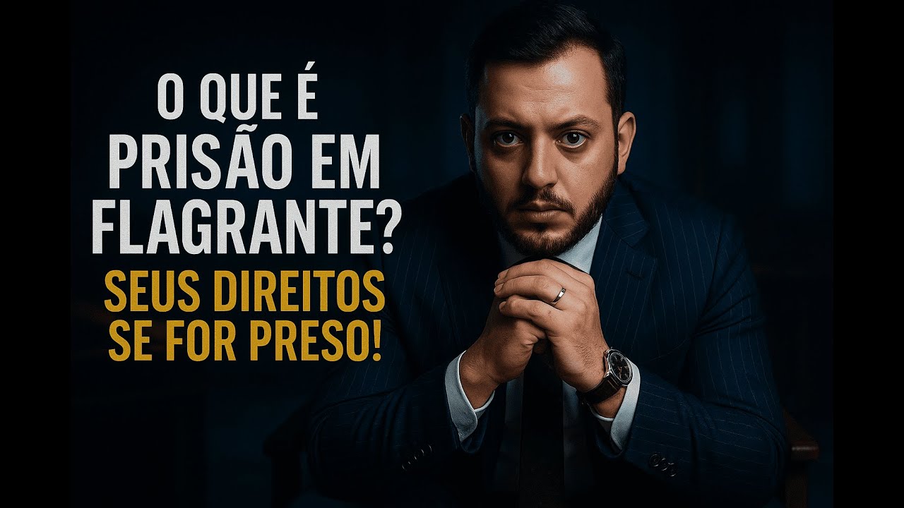 O que é prisão em flagrante? Seus direitos se for preso!