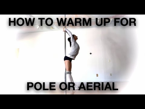 How to Warm up for Pole & Aerial - A Follow Along Routine by ElizabethBfit