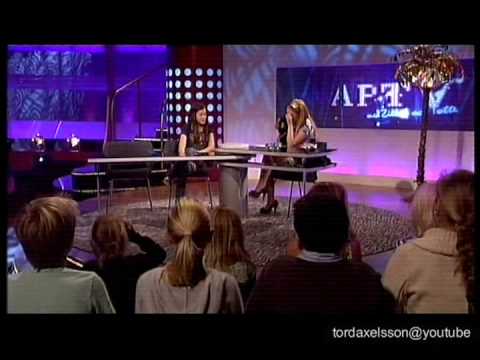Amy Diamond i ApTV med Zillah & Totte (2009-01-04)