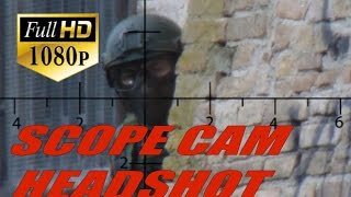 preview picture of video 'N°2.1 Sniper Airsoft Scope Cam Bolt HeadShot Full HD  - VSR G-SPEC TOKIO MARUI-GOPRO HERO 3 BLACK'