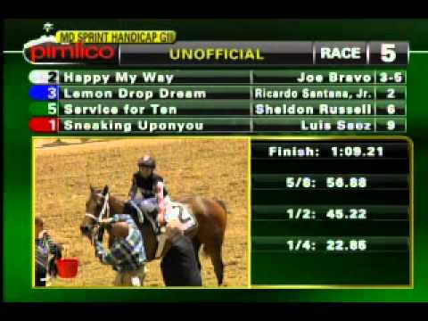 Pimlico 5/17/14 race 5-28th running of the Maryland Sprint Handicap-GIII, presented by Jägermeister