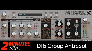 Video thumbnail for D16 Group Antresol VST/AU plugin in action by Computer Music