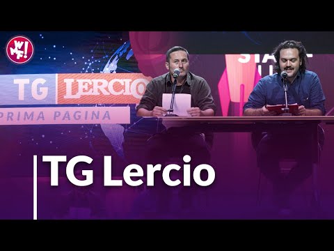 La pungente satira del TG Lercio sul palco del WMF2021