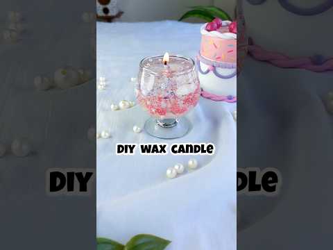 Pehli Bar Try ki Gel Wax Candle #diy #craft #candle #art
