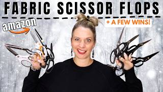 Don't WASTE YOUR MONEY on these Fabric Scissors!! + 4 Fabric