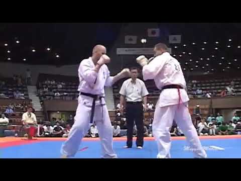 Kyokushin Karate with Head Punches (Shinken Shobu) - Aleksandar Komanov vs Sergey Osipov