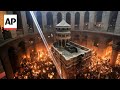 Thousands Of Christians Gather In Jerusalem For The Holy Fire Ceremony