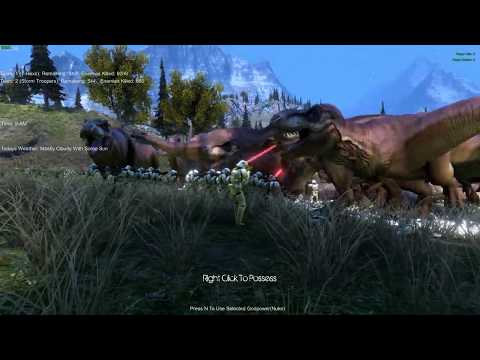 Ultimate Epic Battle Simulator - 1000 T-Rex vs 10 000 StromTroopers
