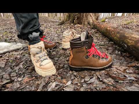 MEINDL SUPER PERFEKT et NEW ROCK  BAPTISEES PAR ETIENNE - NEIGE FONDUE ET BOUE !