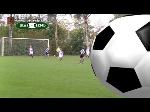 Voetbal Steenbergen JO13-1 - Zeelandia M'burg JO13-1  8 oktober 2016