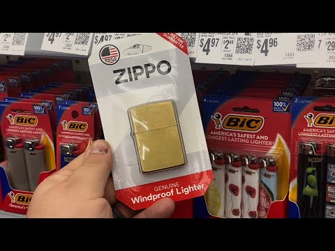 Brass Zippo Lighters Now At WALMART For UNDER $12 (November 2024)