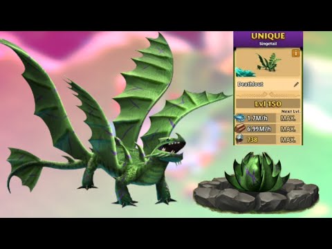 DEATHLOUT Titan Mode Max Level 150 | Unique Singetail - Limited Time | Dragons: Rise Of Berk