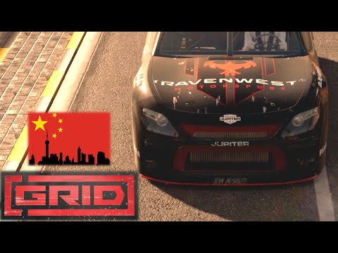 GRID EXCLUSIVE Gameplay - Race in Shanghai with Ravenwest in both DRY & WET Conditions (grid 2019)