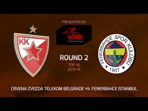 Highlights: Top 16, Round 2, Crvena Zvezda 65-88 Fenerbahce Istanbul