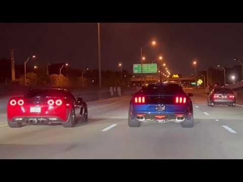 ONE OF THE FASTEST C6 Z06 N/A CORVETTE IN THE WORLD CALLS OUT A PAXTON SUPERCHARGED MUSTANG 5.0!