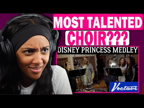 UNBELIEVABLE!! THEY SOUND JUST LIKE PRINCESSES! | Disney Princess Medley by Voctave - REACTION