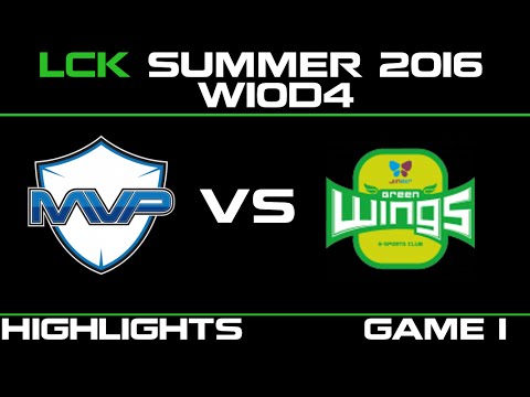 MVP vs JAG Game 1 Highlights LCK Champions 2016 W10D4 MVP vs Jin Air   JAG vs MVP   LCK LOL