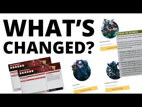 Stealth Update to Warhammer 40K Indexes Spotted - What's Changed and What's NOT?