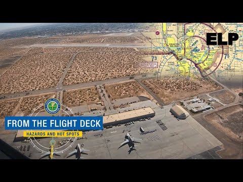 フライトデッキから – エルパソ国際空港 (ELP)