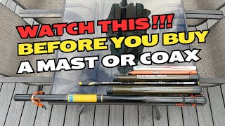Testing 6 Masts with Different Coax