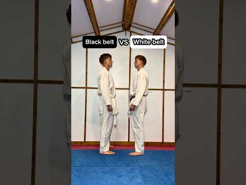 WHITE belt vs BLACK belt…